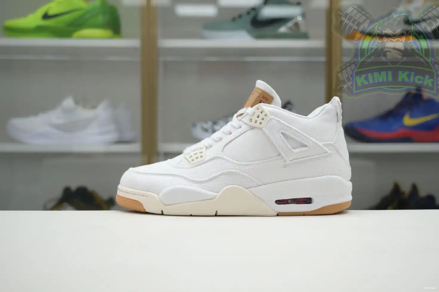 tag) (levis levis white Kimikick Jordan 4 Air Jordan 0423